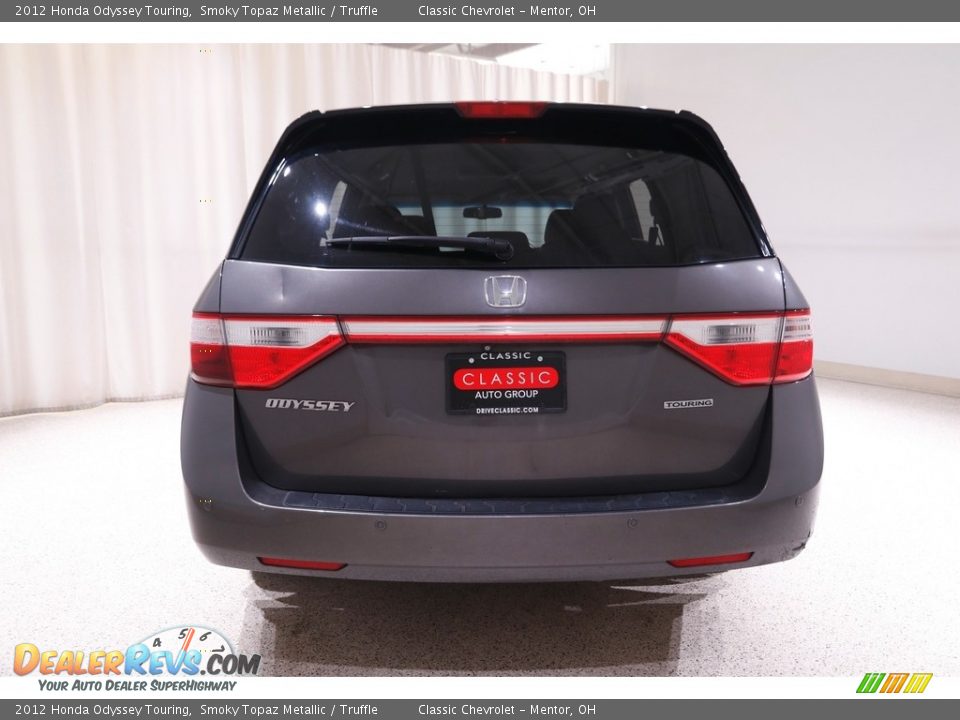 2012 Honda Odyssey Touring Smoky Topaz Metallic / Truffle Photo #23