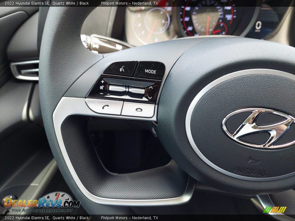 2022 Hyundai Elantra SE Quartz White / Black Photo #16