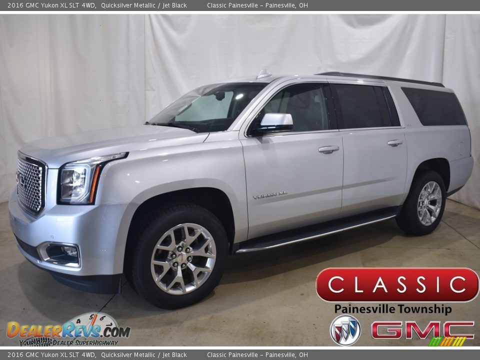 2016 GMC Yukon XL SLT 4WD Quicksilver Metallic / Jet Black Photo #1