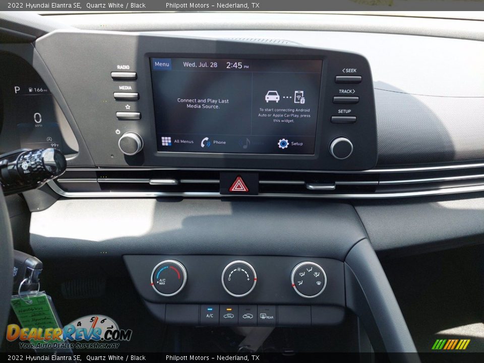 2022 Hyundai Elantra SE Quartz White / Black Photo #18