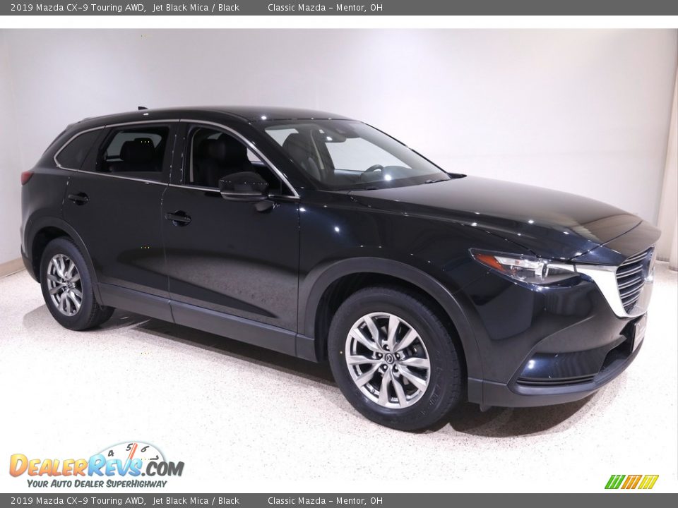 2019 Mazda CX-9 Touring AWD Jet Black Mica / Black Photo #1