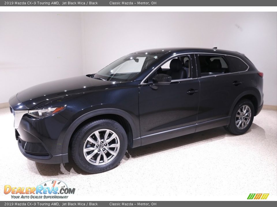 2019 Mazda CX-9 Touring AWD Jet Black Mica / Black Photo #3