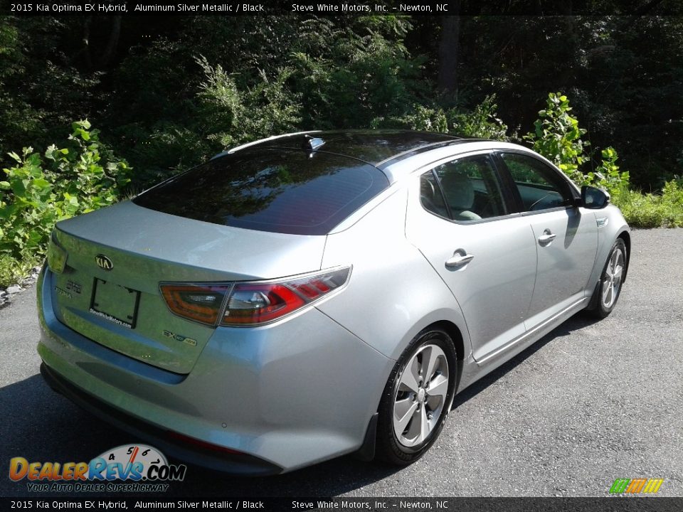 2015 Kia Optima EX Hybrid Aluminum Silver Metallic / Black Photo #7