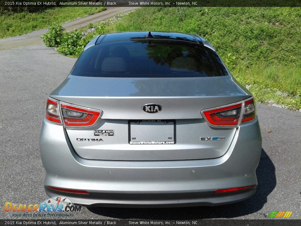 2015 Kia Optima EX Hybrid Aluminum Silver Metallic / Black Photo #8