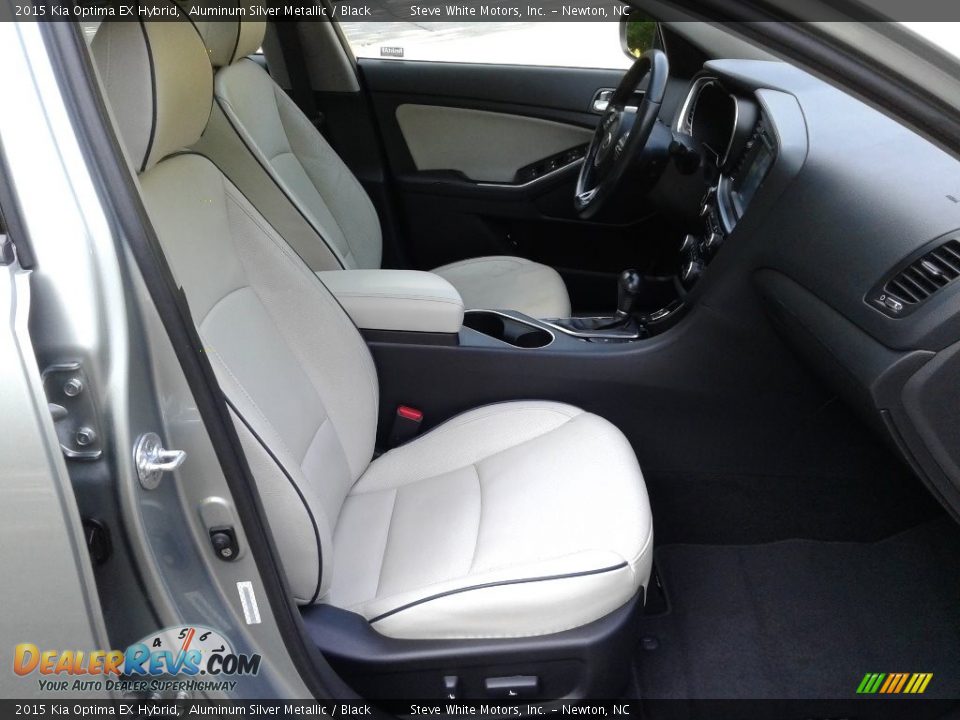 Black Interior - 2015 Kia Optima EX Hybrid Photo #17