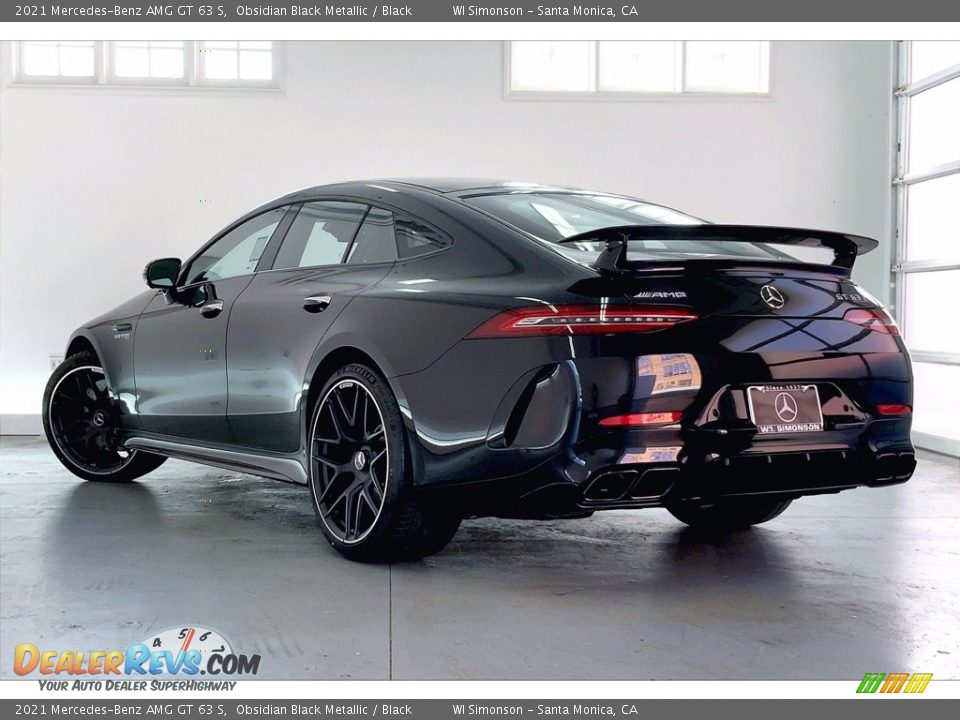 2021 Mercedes-Benz AMG GT 63 S Obsidian Black Metallic / Black Photo #2