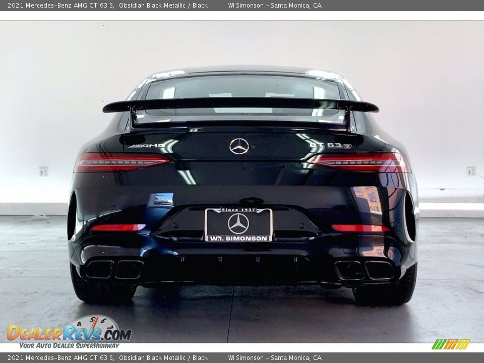 2021 Mercedes-Benz AMG GT 63 S Obsidian Black Metallic / Black Photo #3