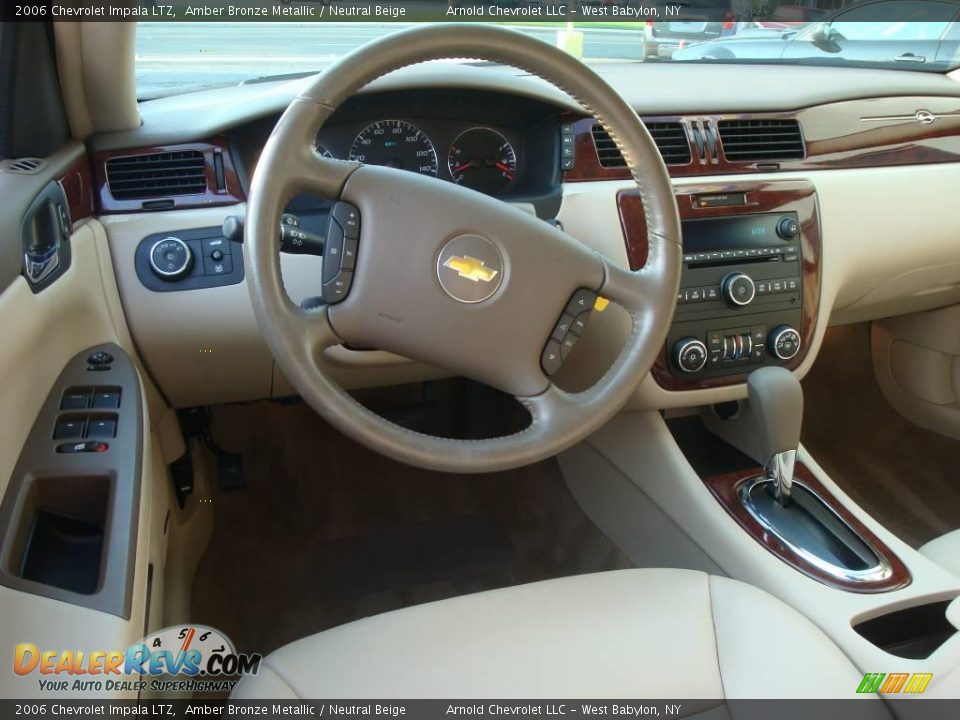 2006 Chevrolet Impala LTZ Amber Bronze Metallic / Neutral Beige Photo #11