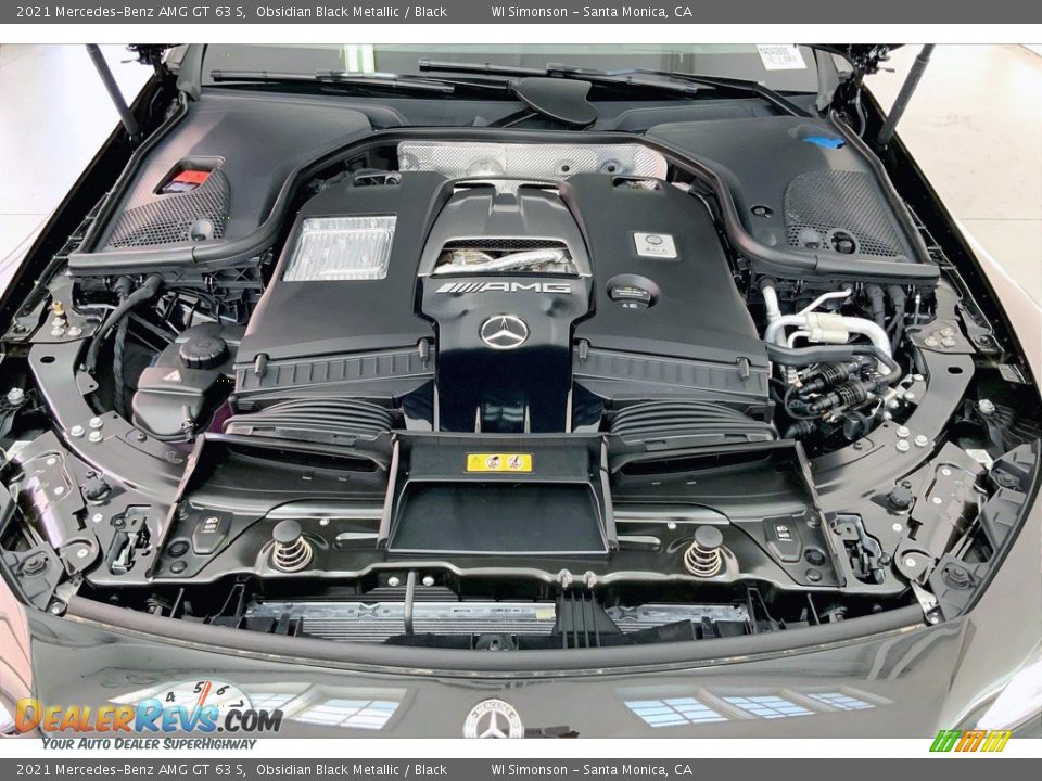 2021 Mercedes-Benz AMG GT 63 S 4.0 Liter Twin-Turbocharged DOHC 32-Valve VVT V8 Engine Photo #9