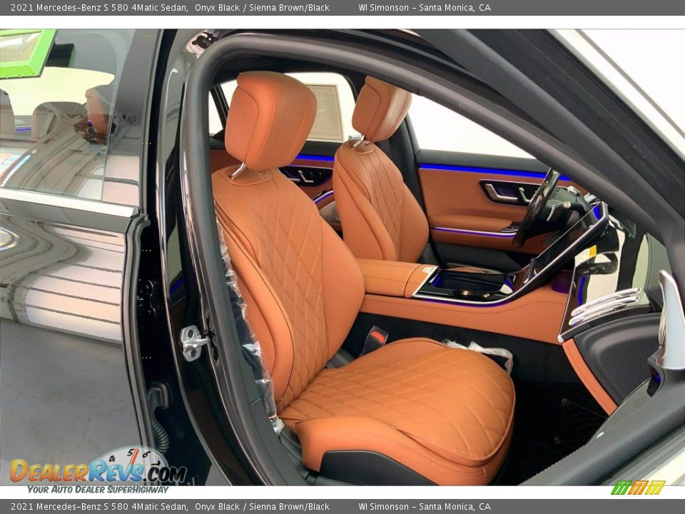 Sienna Brown/Black Interior - 2021 Mercedes-Benz S 580 4Matic Sedan Photo #5