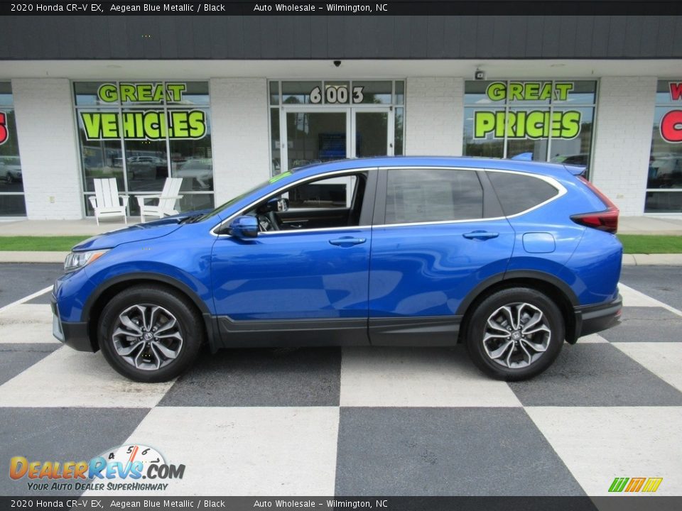 2020 Honda CR-V EX Aegean Blue Metallic / Black Photo #1