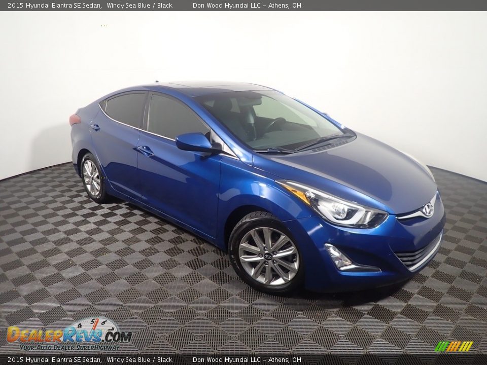 2015 Hyundai Elantra SE Sedan Windy Sea Blue / Black Photo #4