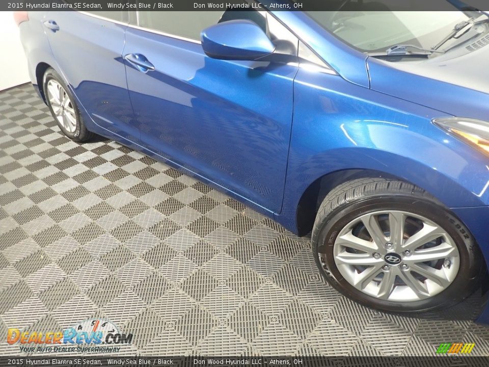2015 Hyundai Elantra SE Sedan Windy Sea Blue / Black Photo #5