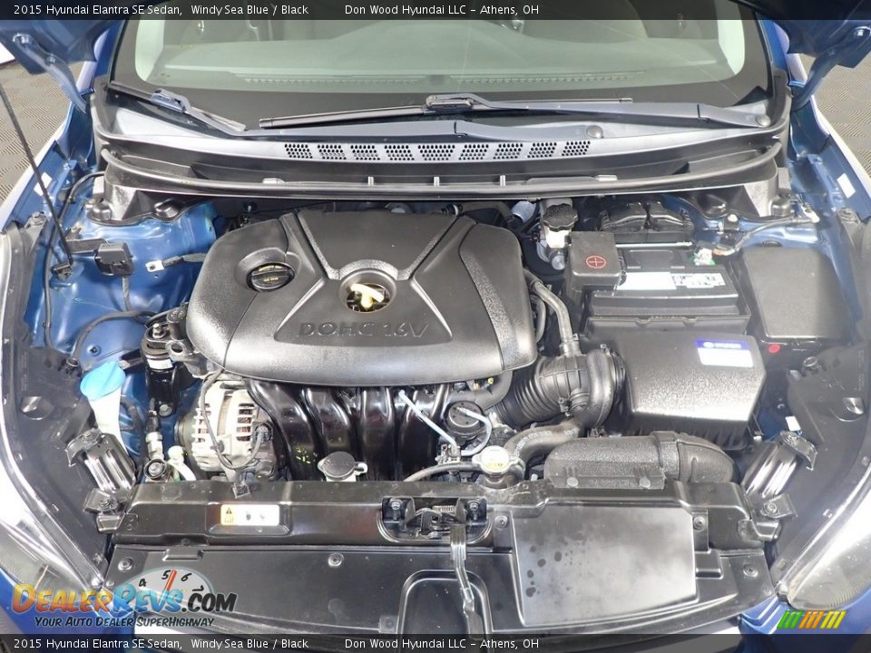 2015 Hyundai Elantra SE Sedan Windy Sea Blue / Black Photo #8