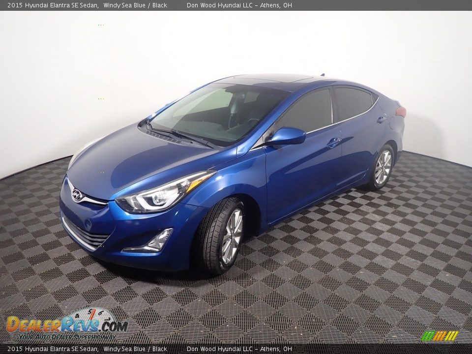 2015 Hyundai Elantra SE Sedan Windy Sea Blue / Black Photo #10