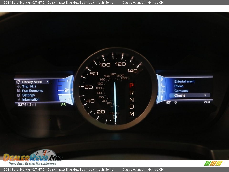 2013 Ford Explorer XLT 4WD Deep Impact Blue Metallic / Medium Light Stone Photo #8