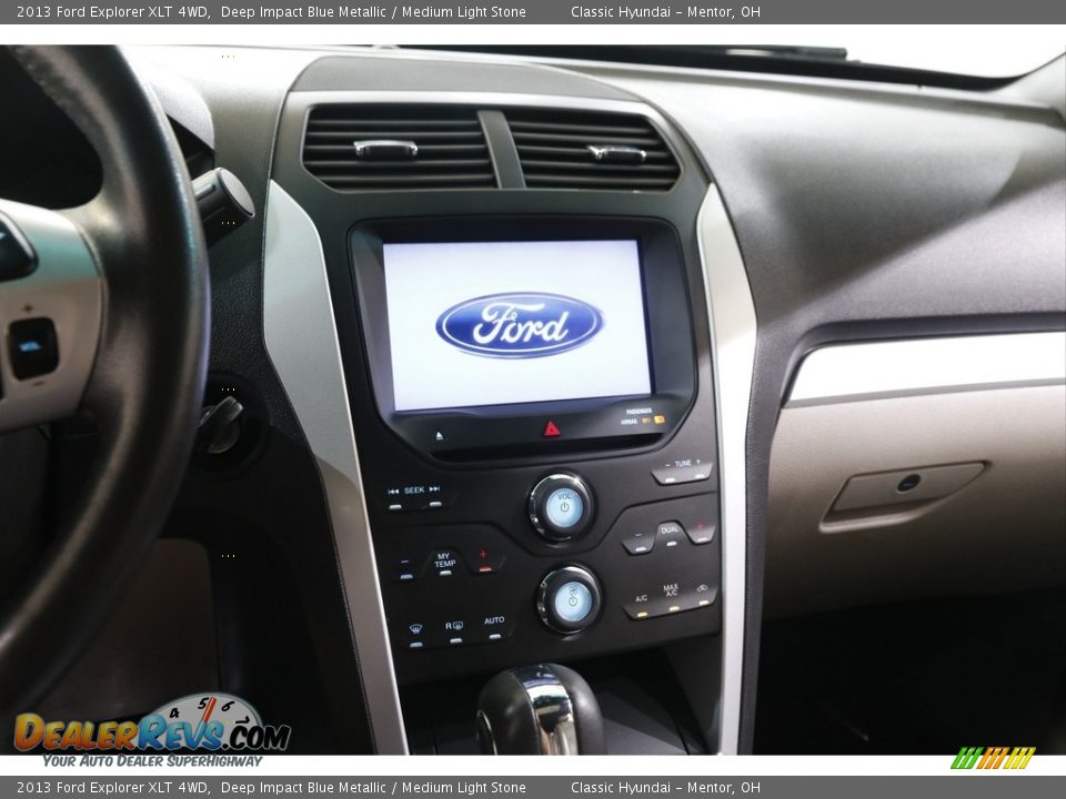 2013 Ford Explorer XLT 4WD Deep Impact Blue Metallic / Medium Light Stone Photo #9