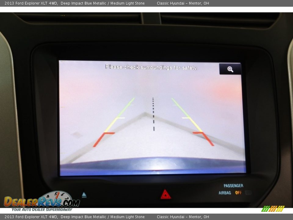 2013 Ford Explorer XLT 4WD Deep Impact Blue Metallic / Medium Light Stone Photo #11