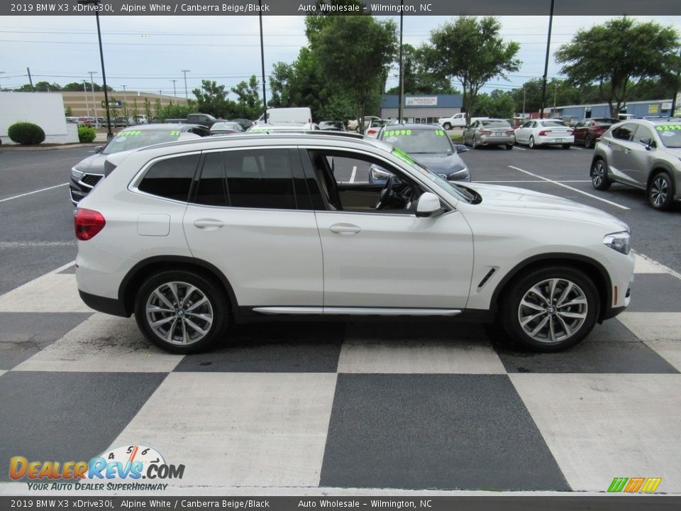 2019 BMW X3 xDrive30i Alpine White / Canberra Beige/Black Photo #3