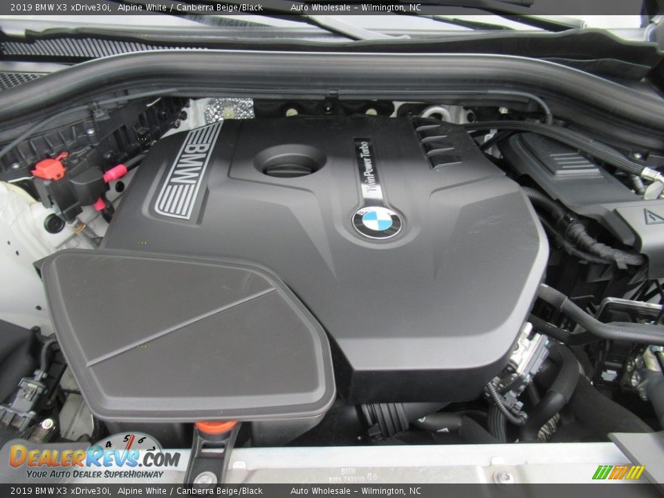 2019 BMW X3 xDrive30i Alpine White / Canberra Beige/Black Photo #6
