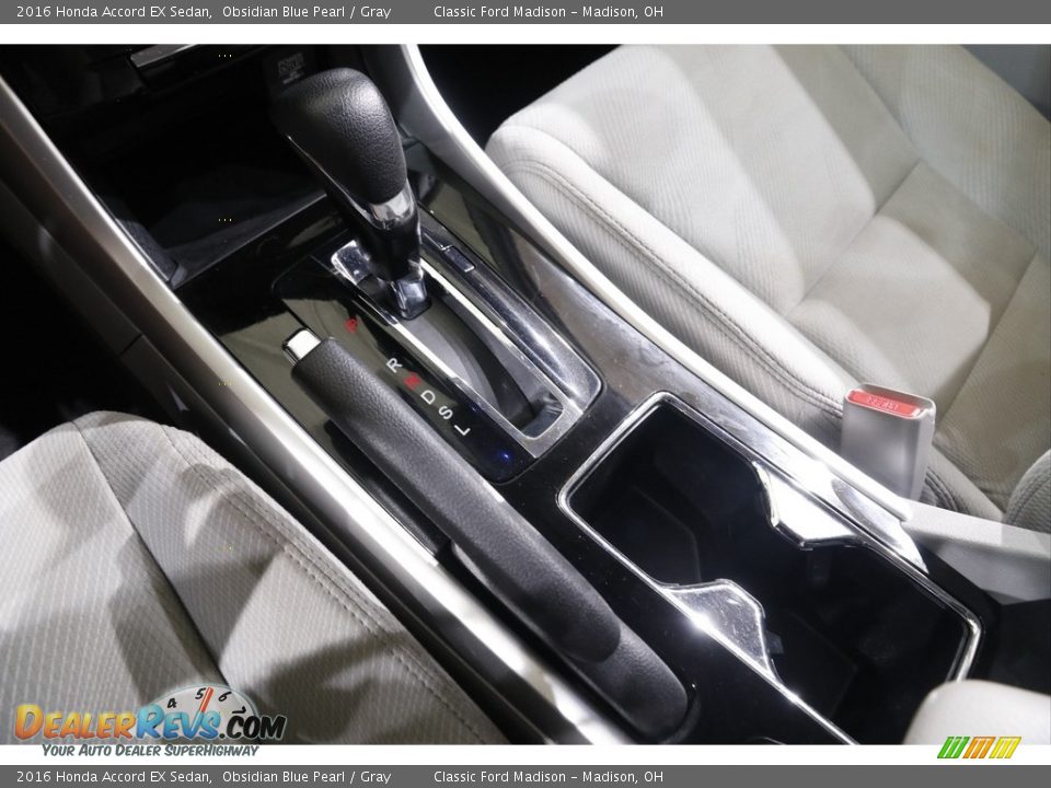 2016 Honda Accord EX Sedan Obsidian Blue Pearl / Gray Photo #17