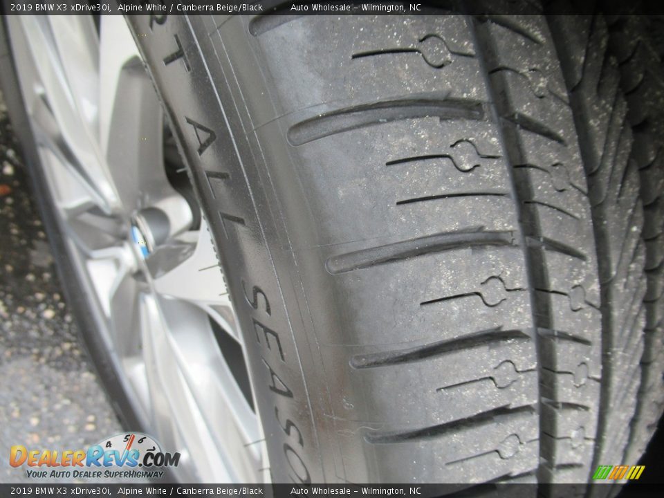 2019 BMW X3 xDrive30i Alpine White / Canberra Beige/Black Photo #8