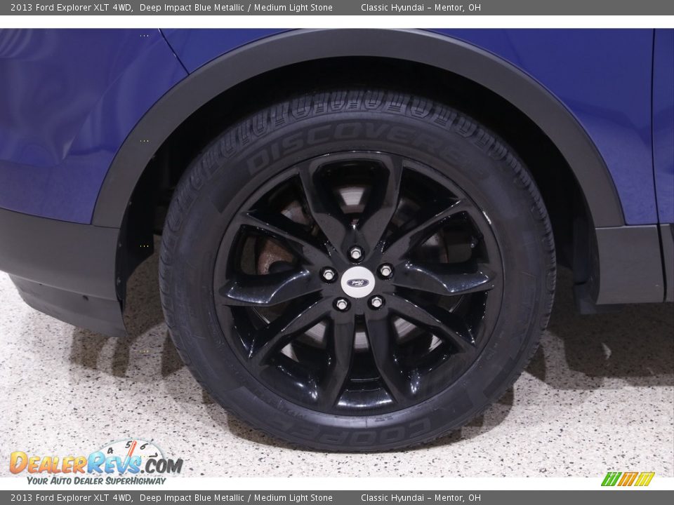 2013 Ford Explorer XLT 4WD Deep Impact Blue Metallic / Medium Light Stone Photo #20