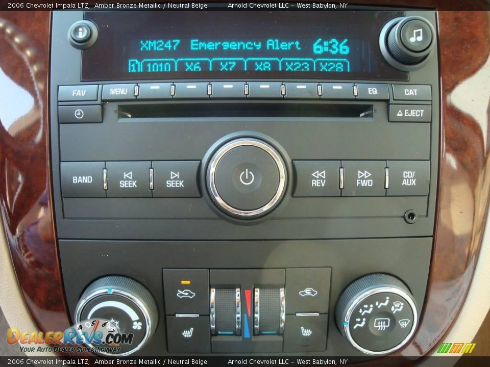 2006 Chevrolet Impala LTZ Amber Bronze Metallic / Neutral Beige Photo #13