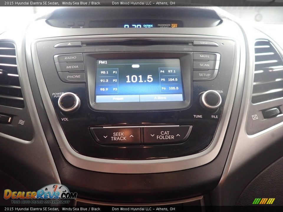 2015 Hyundai Elantra SE Sedan Windy Sea Blue / Black Photo #27