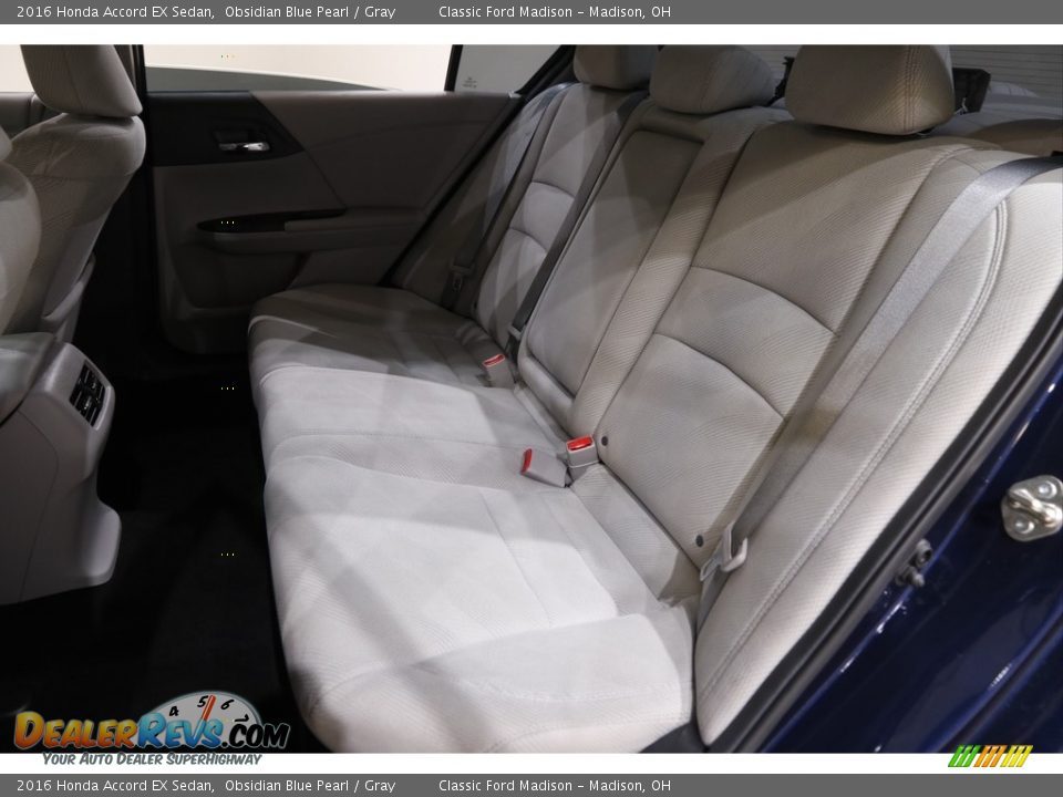 2016 Honda Accord EX Sedan Obsidian Blue Pearl / Gray Photo #21