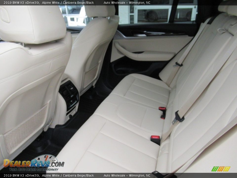 2019 BMW X3 xDrive30i Alpine White / Canberra Beige/Black Photo #12