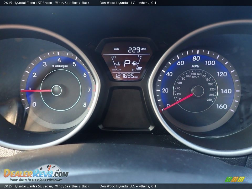 2015 Hyundai Elantra SE Sedan Windy Sea Blue / Black Photo #29