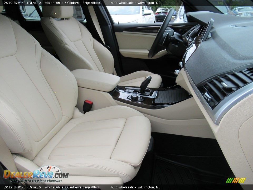 2019 BMW X3 xDrive30i Alpine White / Canberra Beige/Black Photo #13