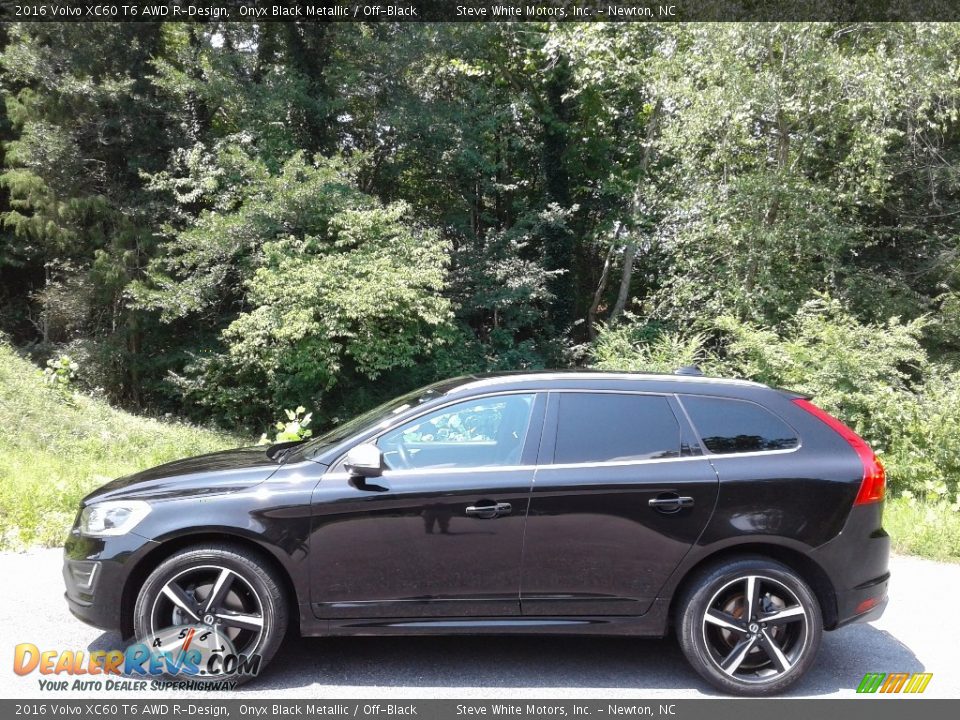 Onyx Black Metallic 2016 Volvo XC60 T6 AWD R-Design Photo #1