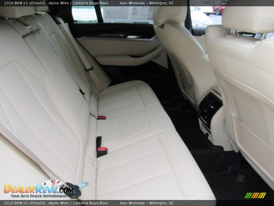 2019 BMW X3 xDrive30i Alpine White / Canberra Beige/Black Photo #14