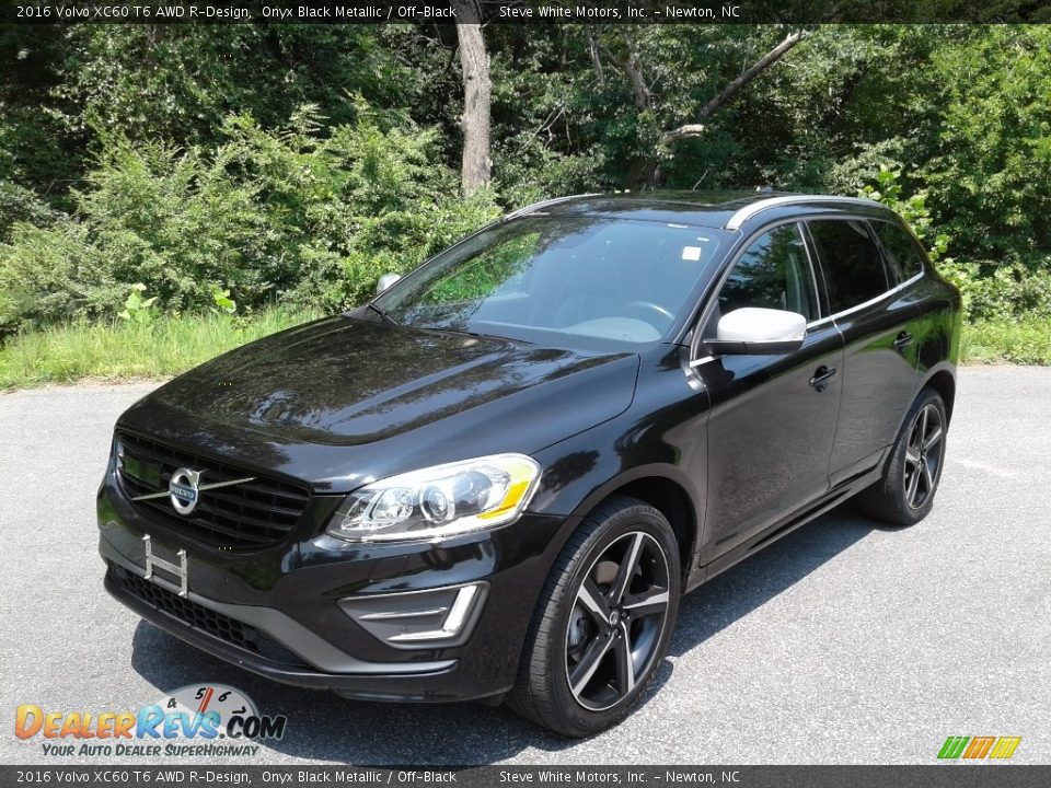 Onyx Black Metallic 2016 Volvo XC60 T6 AWD R-Design Photo #2