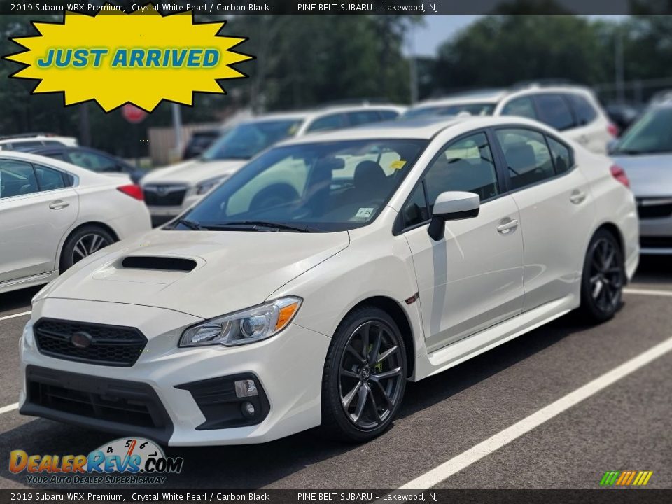 2019 Subaru WRX Premium Crystal White Pearl / Carbon Black Photo #1