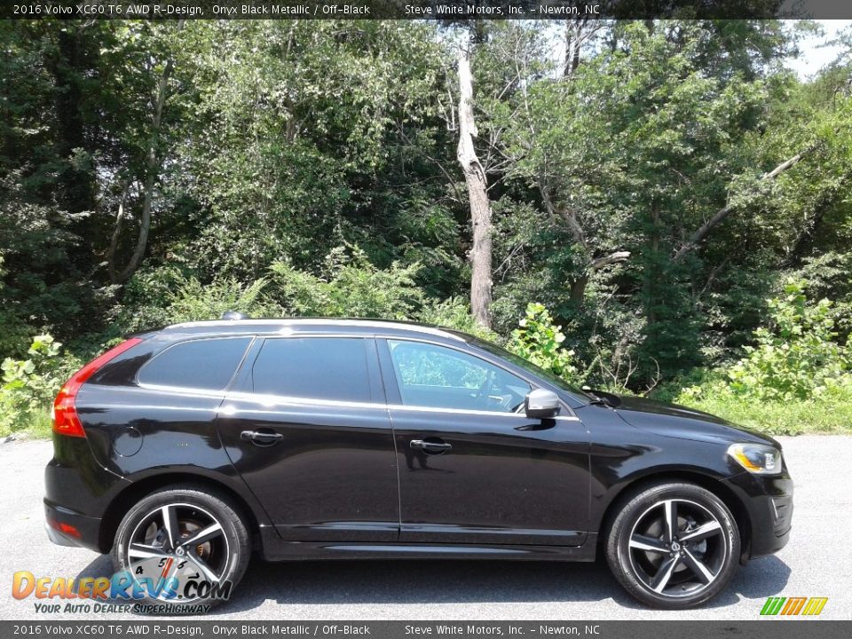 Onyx Black Metallic 2016 Volvo XC60 T6 AWD R-Design Photo #5