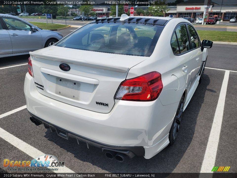 2019 Subaru WRX Premium Crystal White Pearl / Carbon Black Photo #3