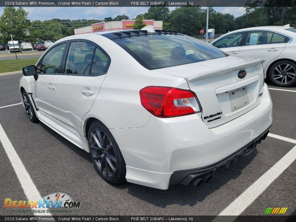 2019 Subaru WRX Premium Crystal White Pearl / Carbon Black Photo #4