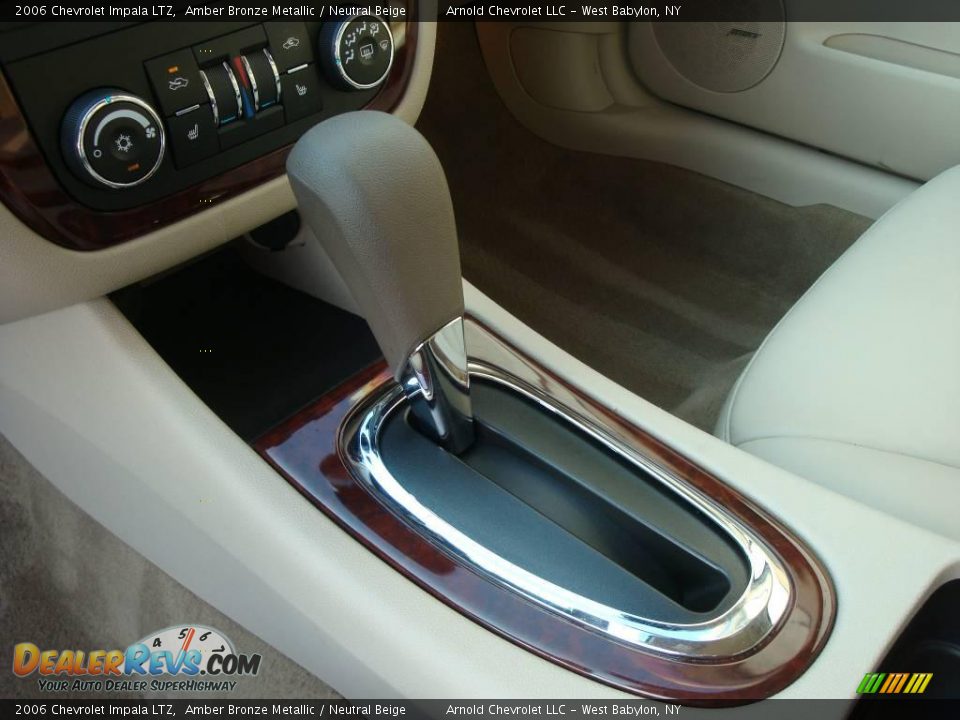2006 Chevrolet Impala LTZ Amber Bronze Metallic / Neutral Beige Photo #14