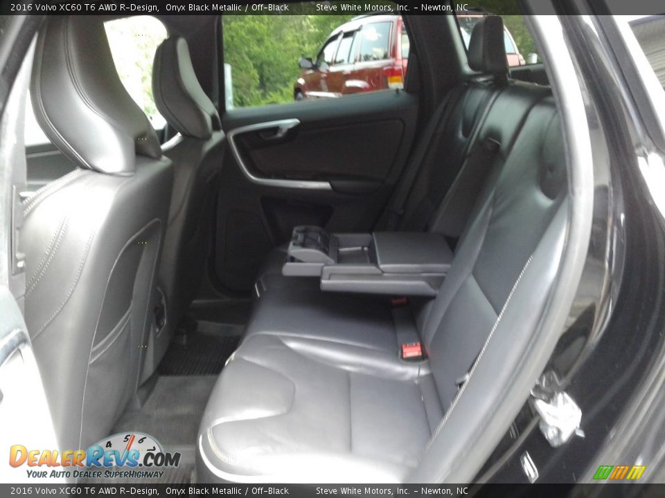 Rear Seat of 2016 Volvo XC60 T6 AWD R-Design Photo #12