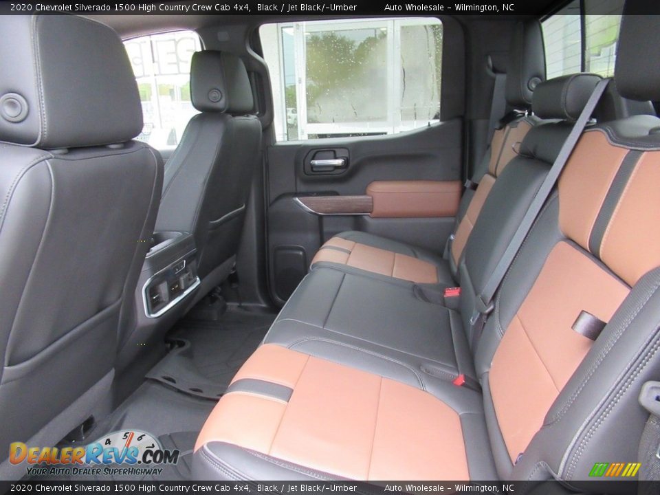2020 Chevrolet Silverado 1500 High Country Crew Cab 4x4 Black / Jet Black/­Umber Photo #12