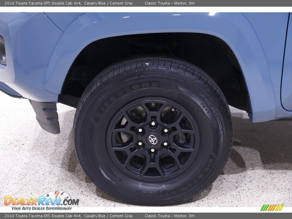 2019 Toyota Tacoma SR5 Double Cab 4x4 Cavalry Blue / Cement Gray Photo #19