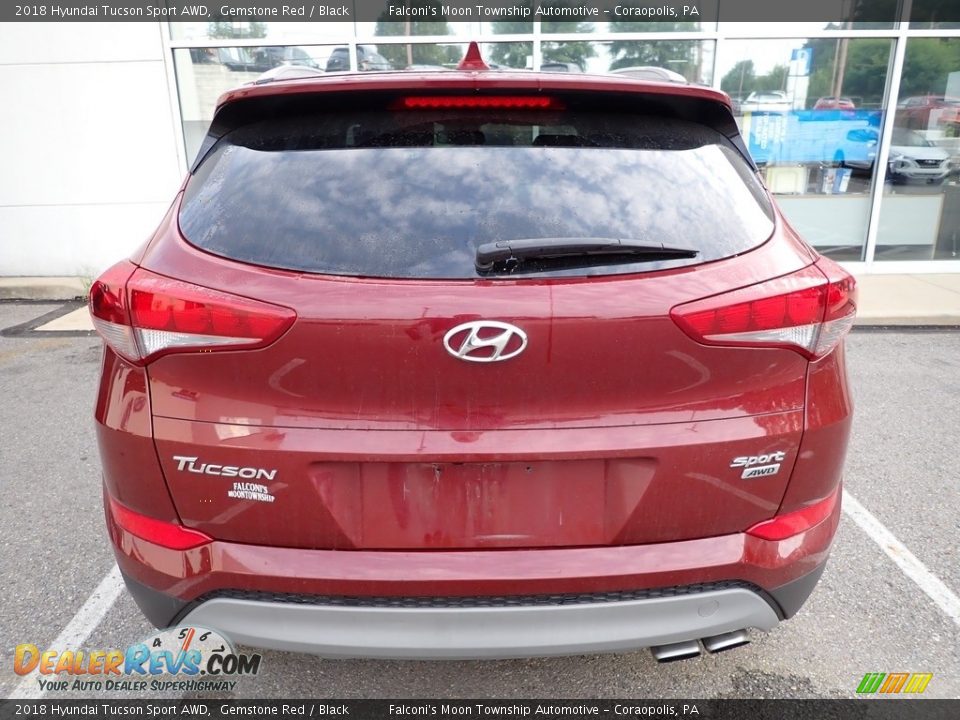 2018 Hyundai Tucson Sport AWD Gemstone Red / Black Photo #3