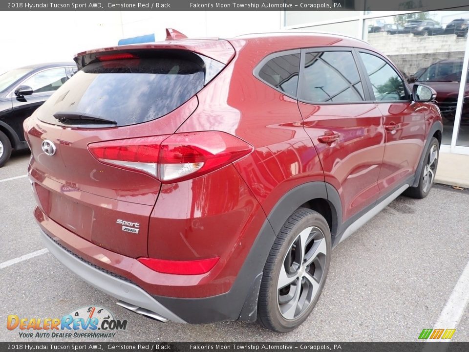 2018 Hyundai Tucson Sport AWD Gemstone Red / Black Photo #4