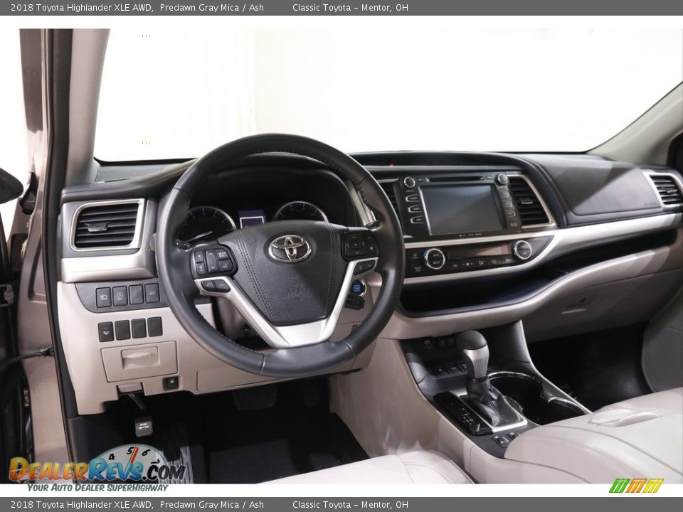2018 Toyota Highlander XLE AWD Predawn Gray Mica / Ash Photo #6