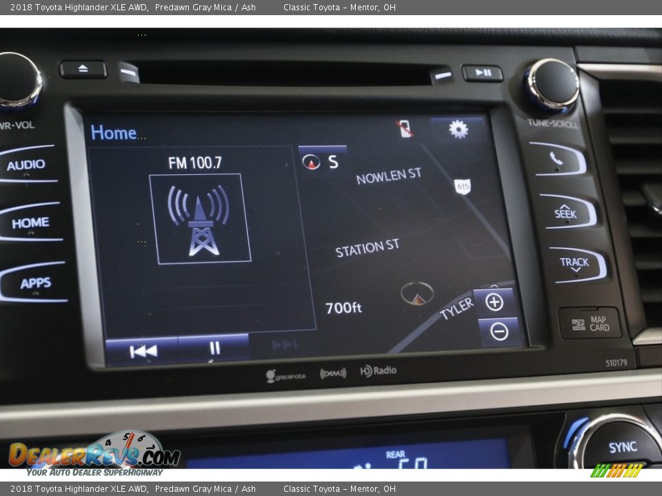 2018 Toyota Highlander XLE AWD Predawn Gray Mica / Ash Photo #10