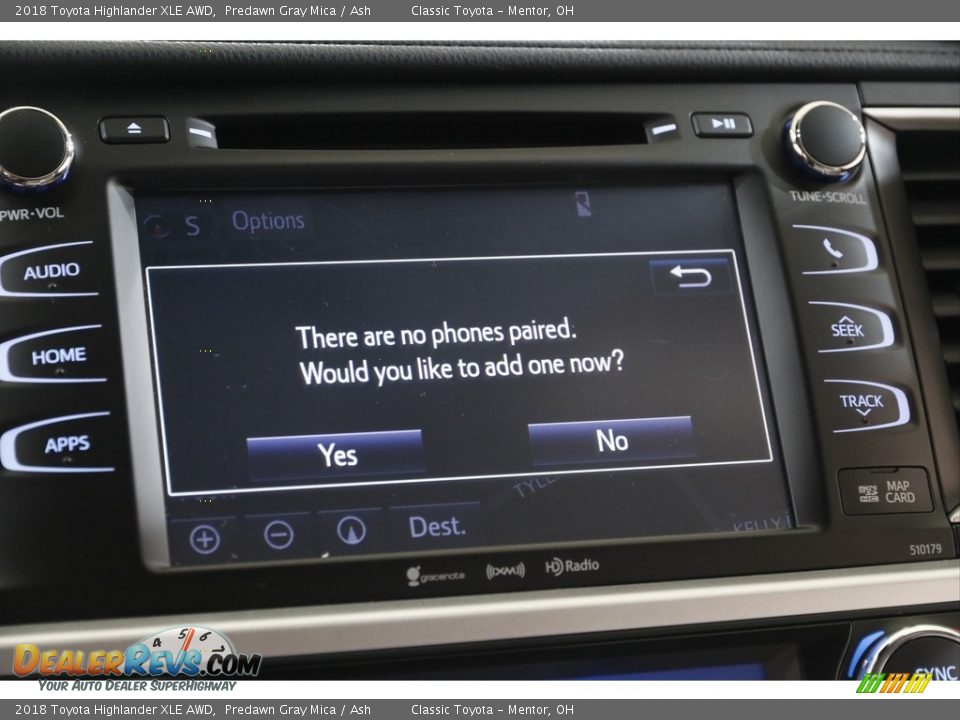 2018 Toyota Highlander XLE AWD Predawn Gray Mica / Ash Photo #12