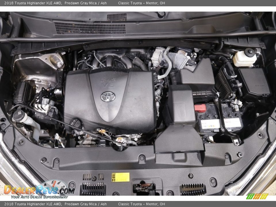 2018 Toyota Highlander XLE AWD Predawn Gray Mica / Ash Photo #20